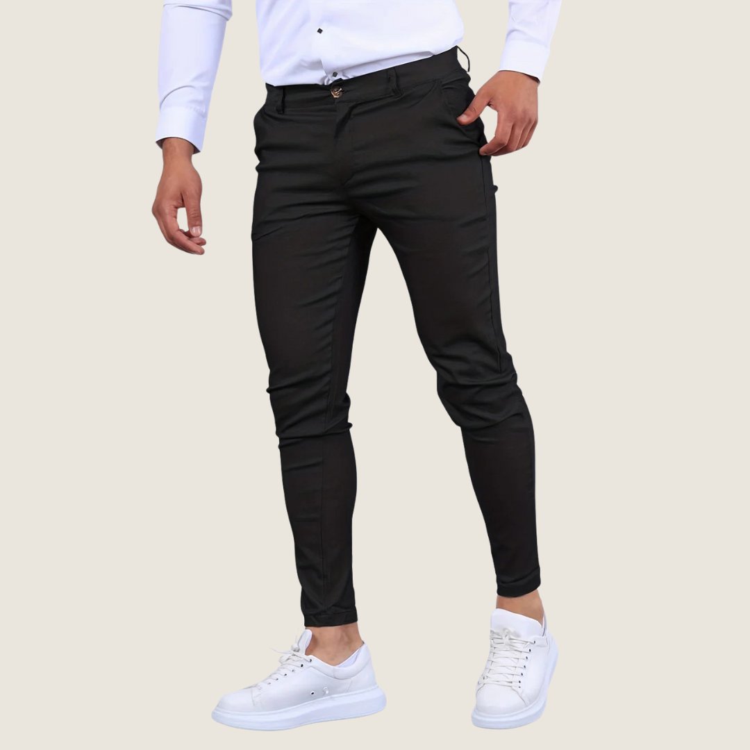 Image of Oscar | Men's Slim Fit Ankle Pants