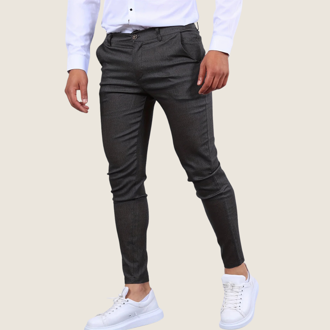 Image of Oscar | Men's Slim Fit Ankle Pants