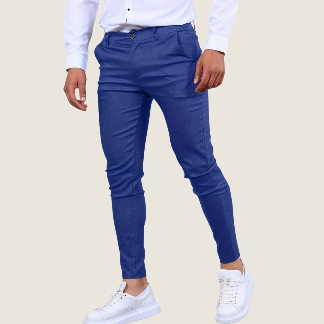 Image of Oscar | Men's Slim Fit Ankle Pants