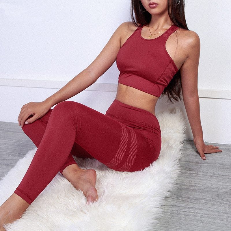 Image of Peggy | Women's High-Waisted Activewear Set