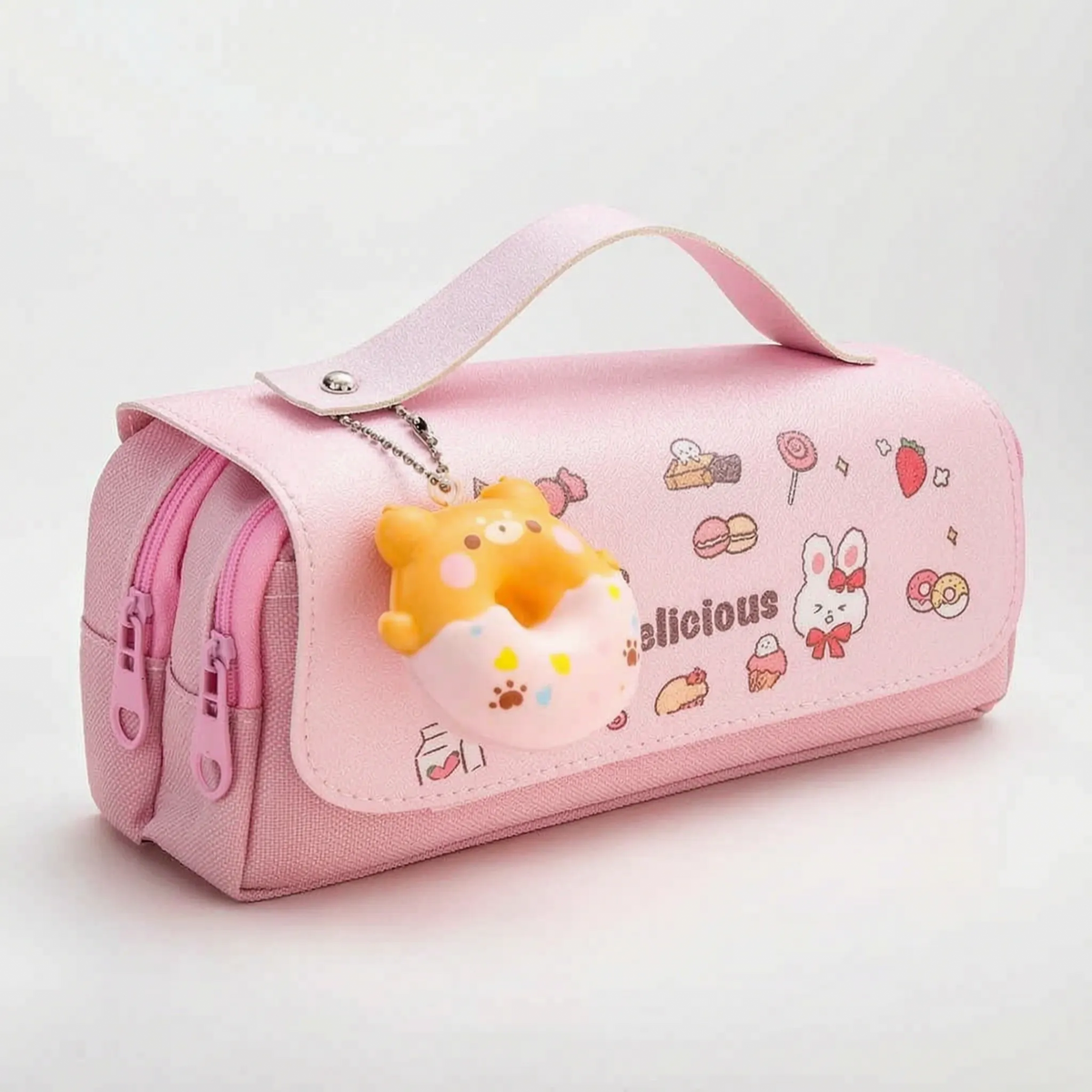 Pencil Case - Playful Design with Double Storage Compartments
