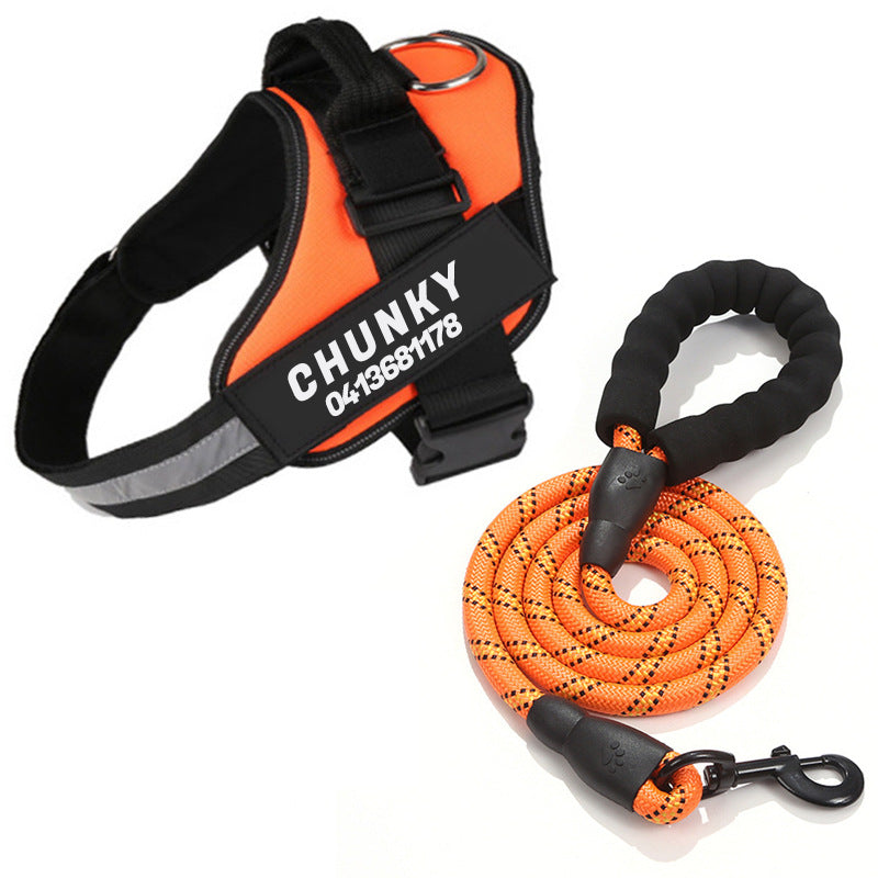 Personalized No-Pull Dog Harness - Comfort & Safety