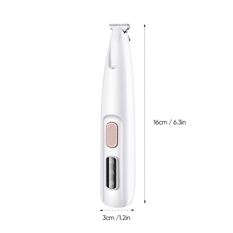 Pet Hair Trimmer | LED Light | Waterproof & Quiet