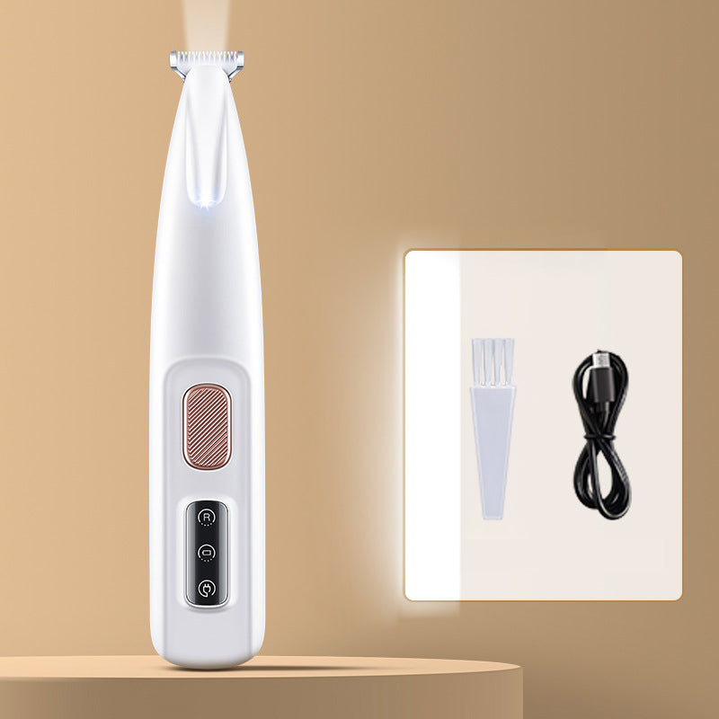 Pet Hair Trimmer | LED Light | Waterproof & Quiet