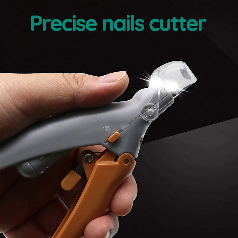 Pet Nail Clipper with LED Light & Protective Sensor