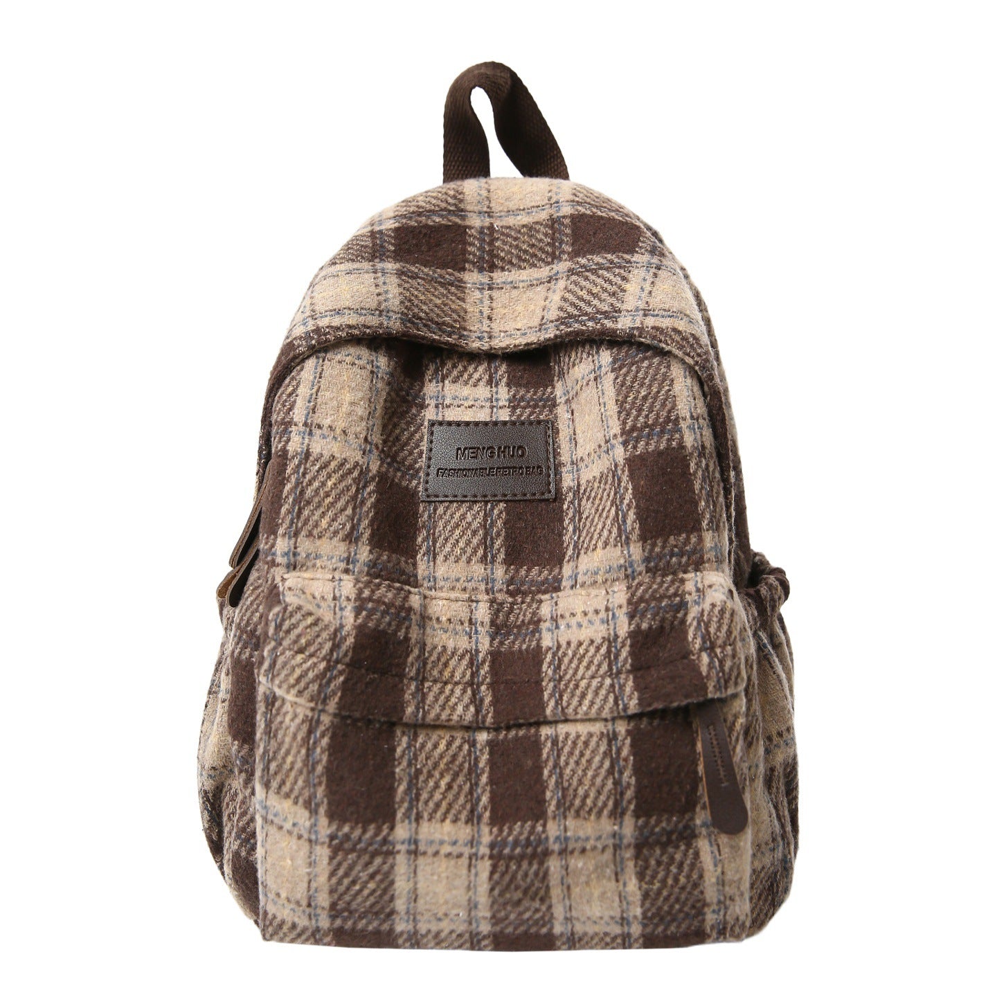 Plaid School Backpack