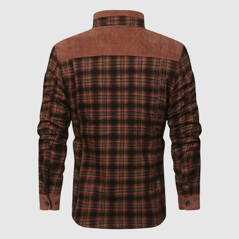 Plaid Sherpa Outdoor Jacket