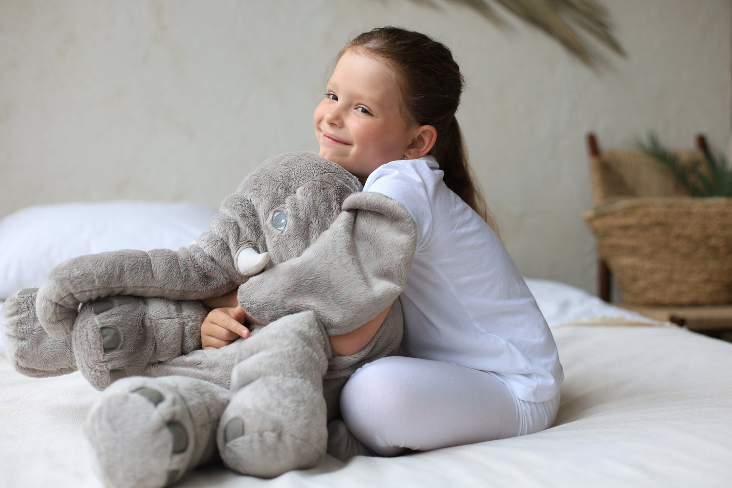 PlushElephant Cuddle Pillow - Super Soft & Comfortable for Kids