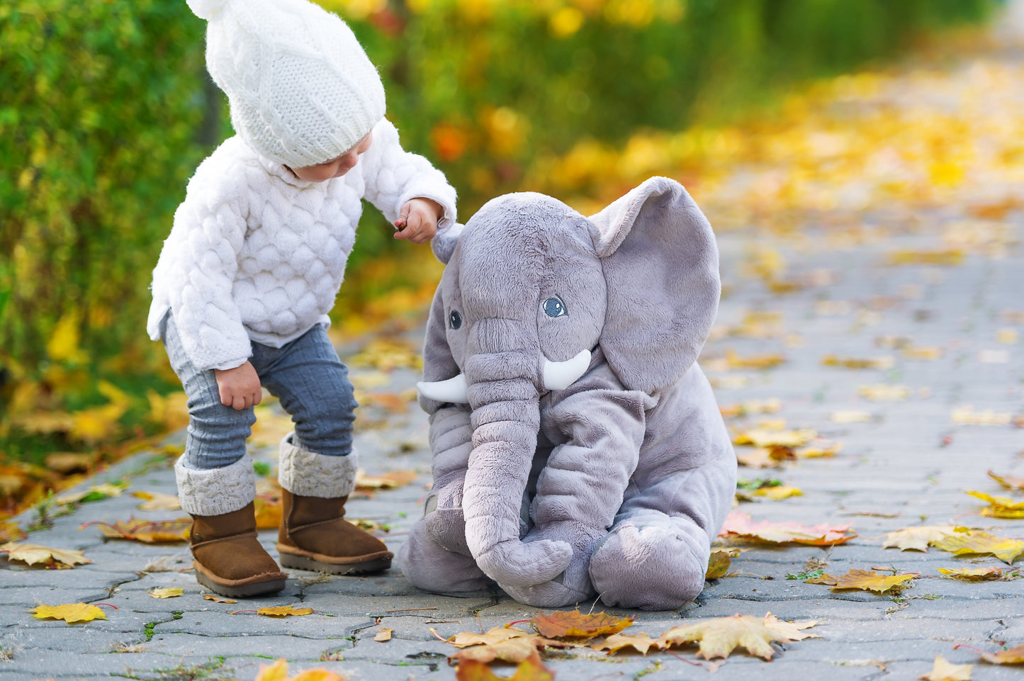 PlushElephant Cuddle Pillow - Super Soft & Comfortable for Kids