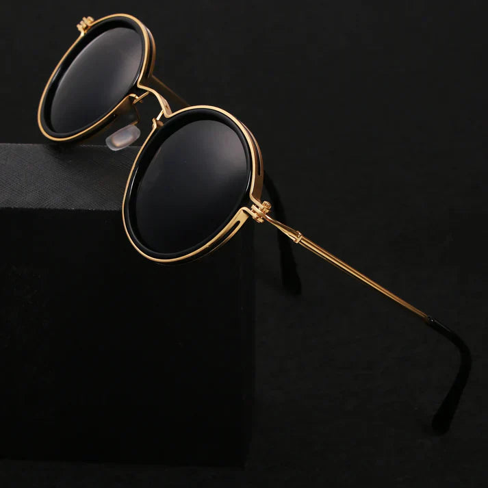 Polarized Sunglasses with UV 400 Protection and Shiny Metal Frame – Stylish Glasses for Outdoor Wear