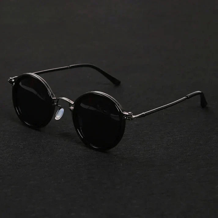 Polarized Sunglasses with UV 400 Protection and Shiny Metal Frame – Stylish Glasses for Outdoor Wear