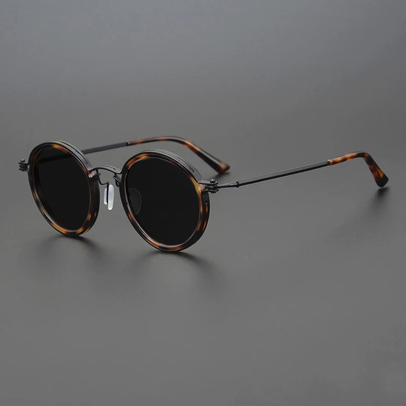 Polarized Sunglasses with UV 400 Protection and Shiny Metal Frame – Stylish Glasses for Outdoor Wear