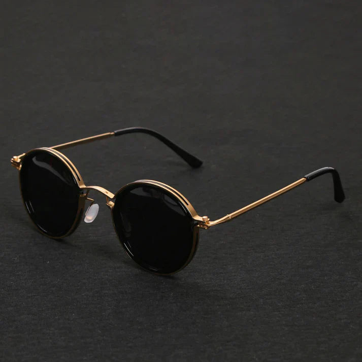Polarized Sunglasses with UV 400 Protection and Shiny Metal Frame – Stylish Glasses for Outdoor Wear