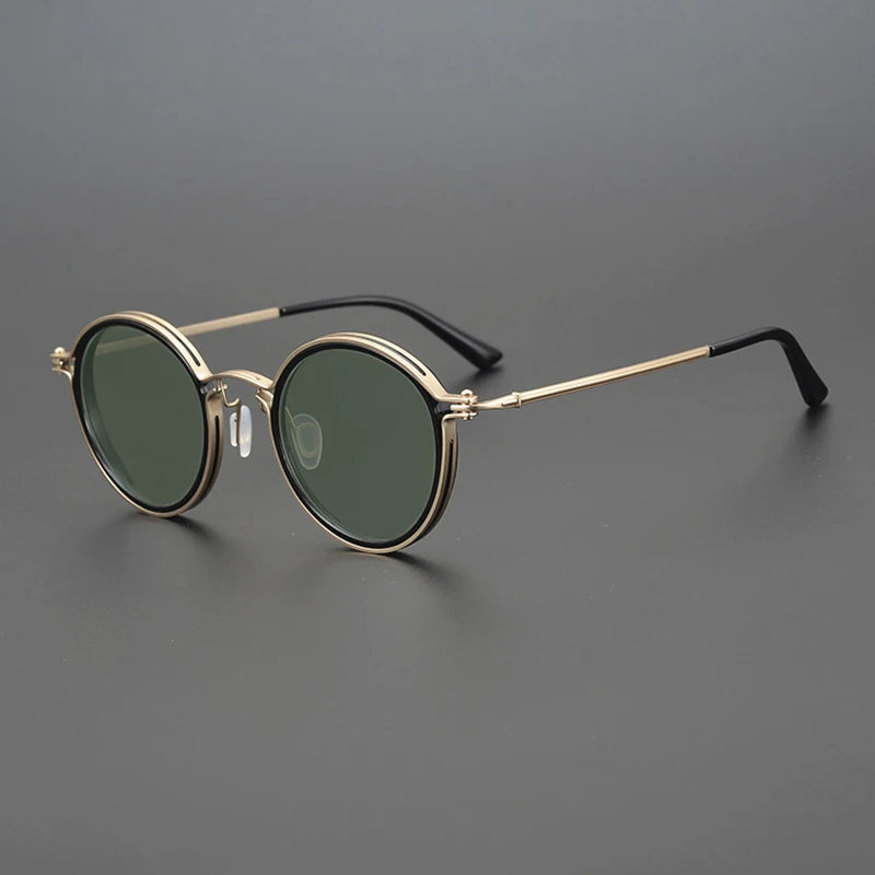 Polarized Sunglasses with UV 400 Protection and Shiny Metal Frame – Stylish Glasses for Outdoor Wear