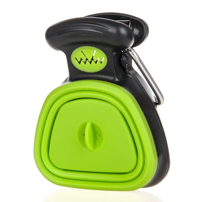 Portable Dog Poop Scooper with Clip & One-Handed Operation