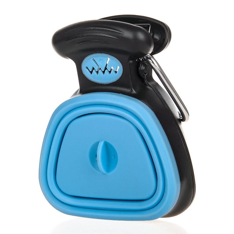 Portable Dog Poop Scooper with Clip & One-Handed Operation