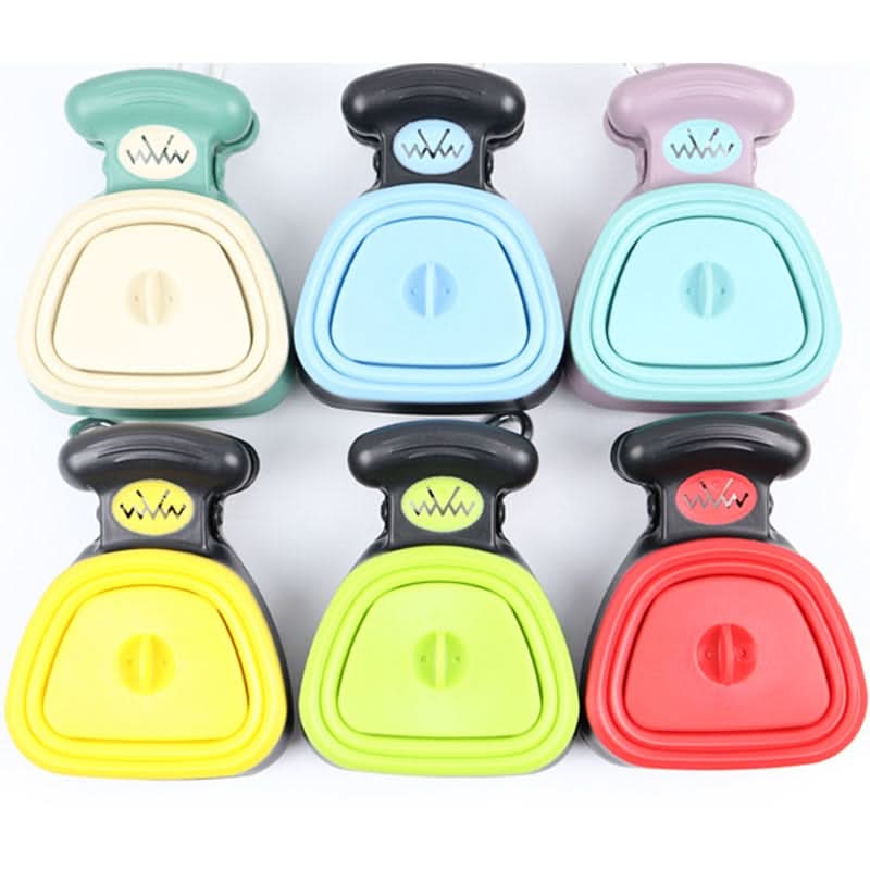 Portable Dog Poop Scooper with Clip & One-Handed Operation
