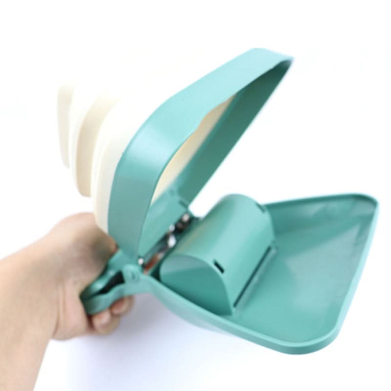 Portable Dog Poop Scooper with Clip & One-Handed Operation