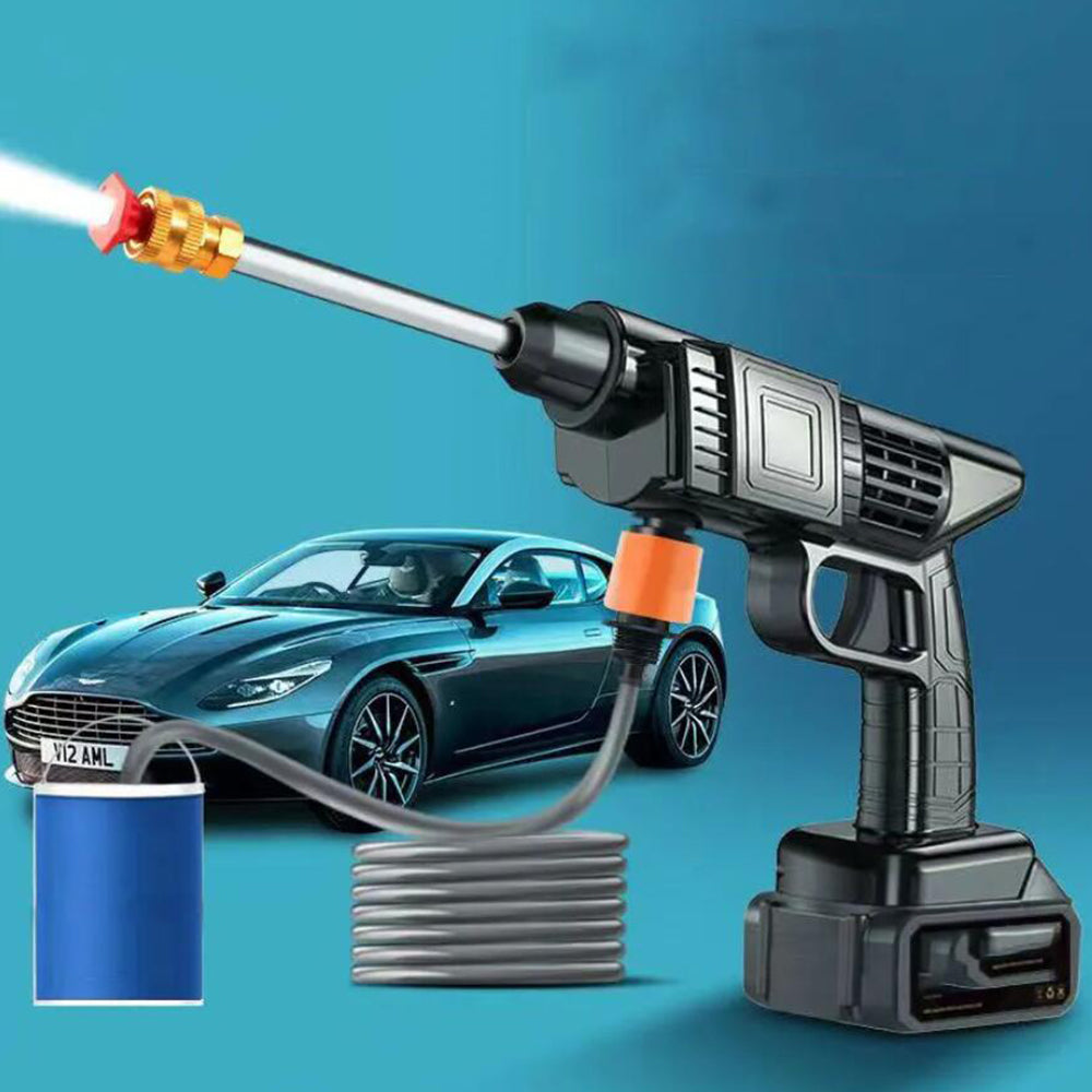 Portable High Pressure Washer 26 bar/377 PSI – with Battery 260W including Charger and Case