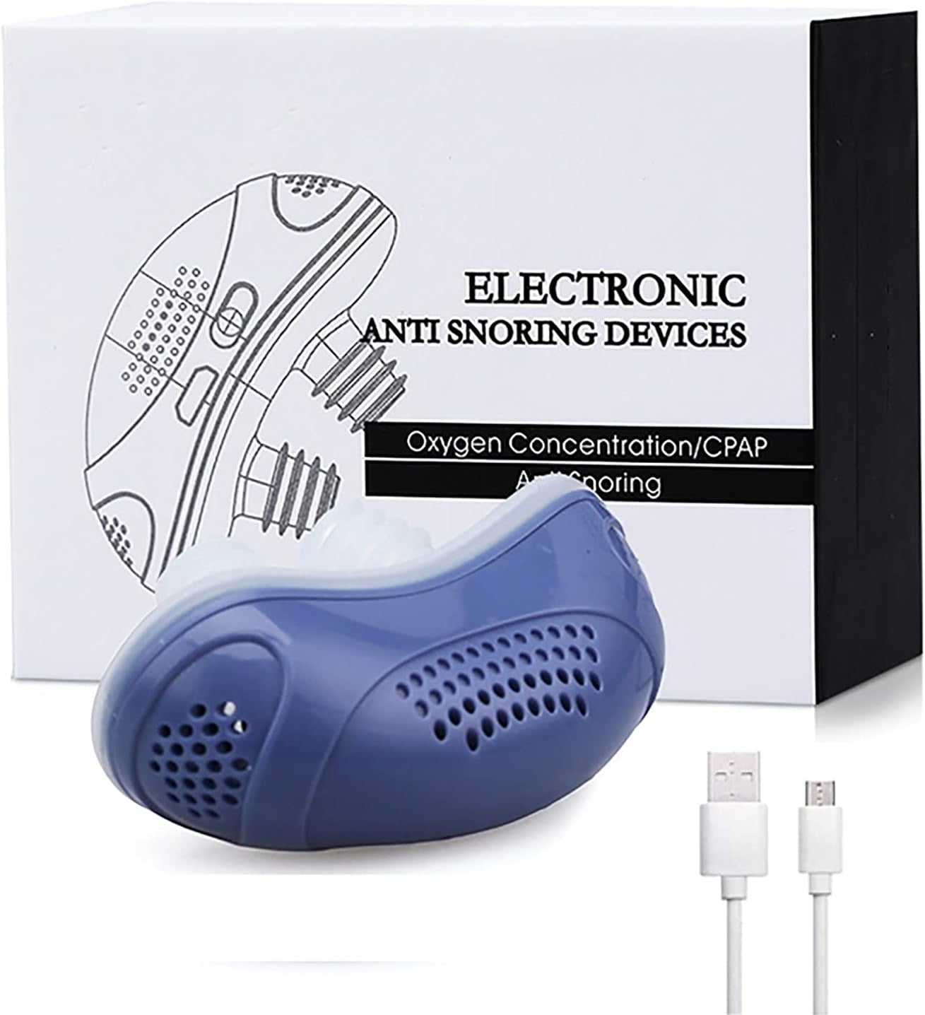 Portable Sleep Apnea Device - Anti-Snoring Rechargeable CPAP