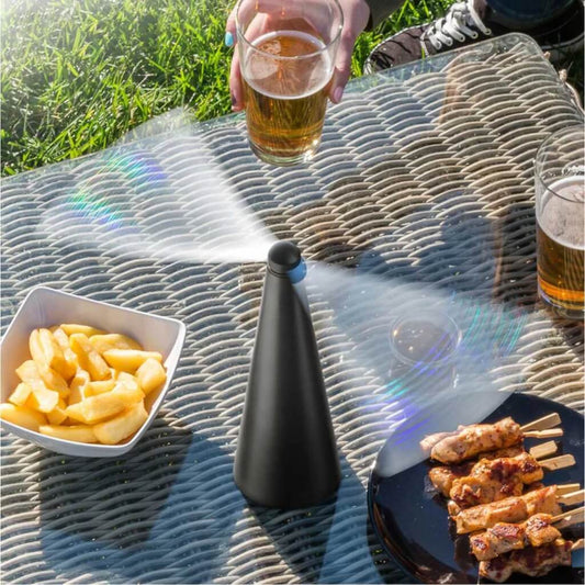 Portable Tabletop Fly Repellent Fan for Outdoor Dining