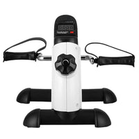 Portable Under-Desk Exercise Bike Pedal Exerciser with Adjustable Resistance and LCD Display