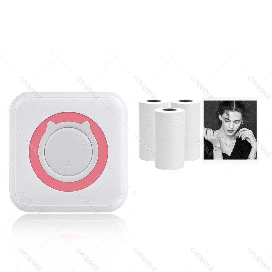Portable Wireless Pocket Printer for Notes and Photos