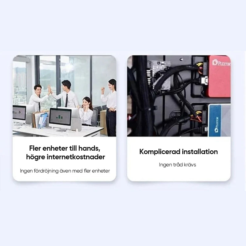 Portable Wireless WiFi Router with 4G/5G Antenna & Battery