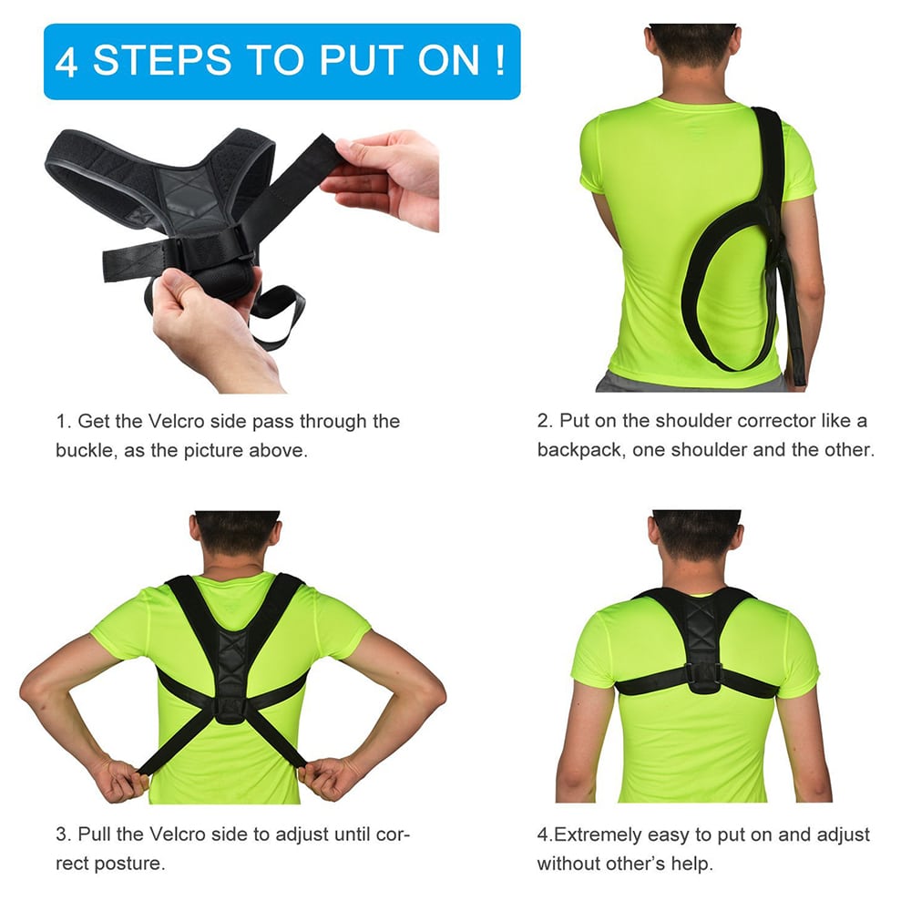 Posture Correcting Vest - Support for Back and Shoulders