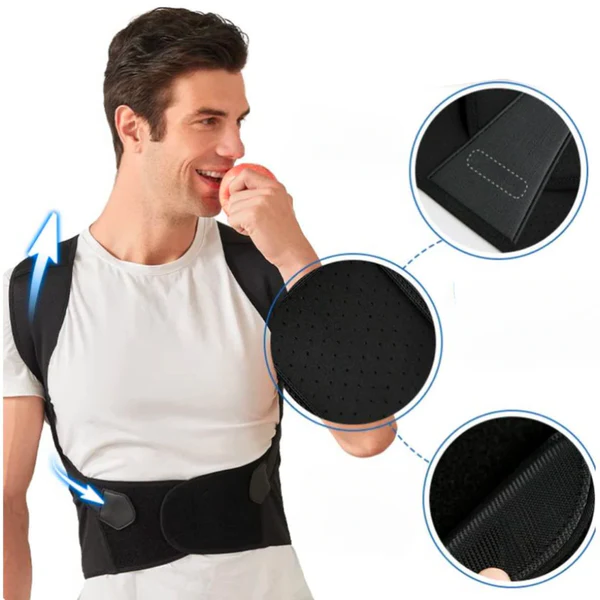 Posture Corrector for Back and Neck Pain Relief – Comfortable and Discreet