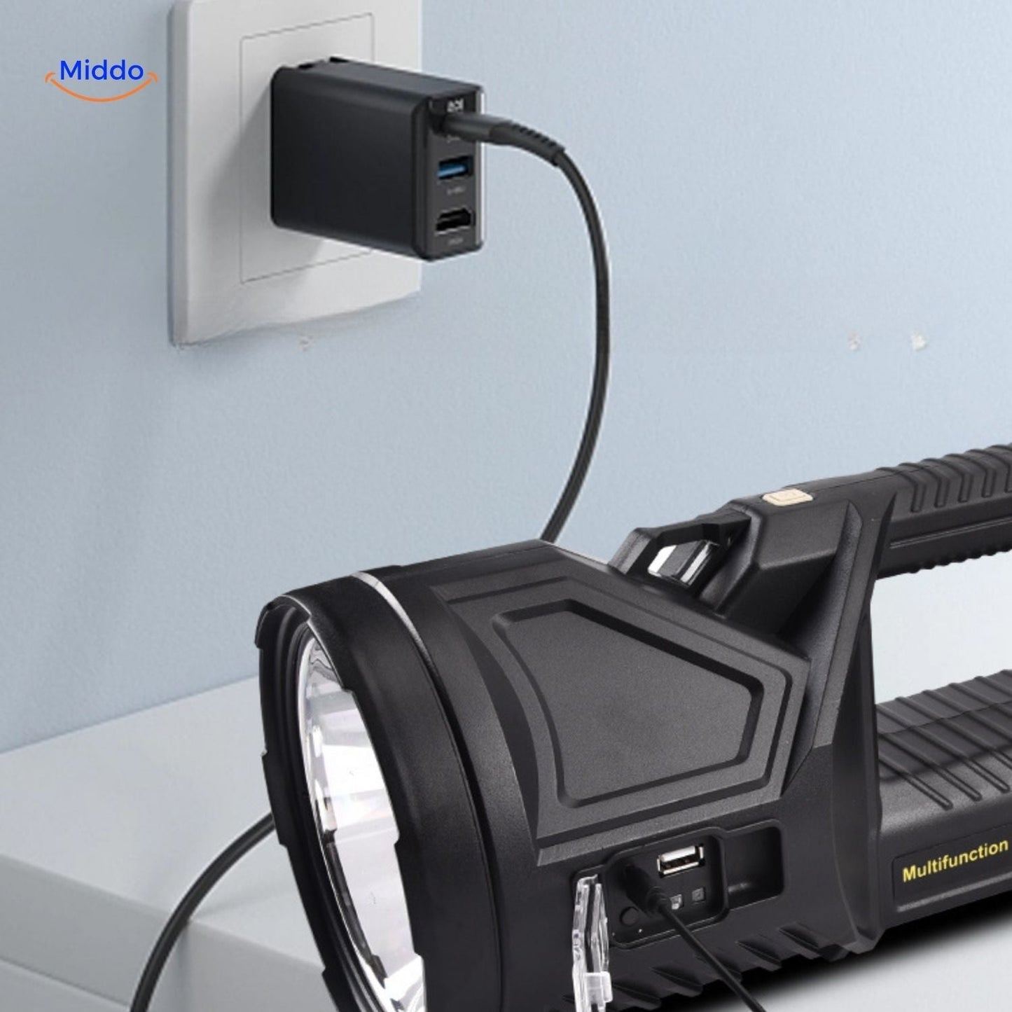PowerBeam™ Superlamp | Ultra Bright • 6000mAh • 500m Range