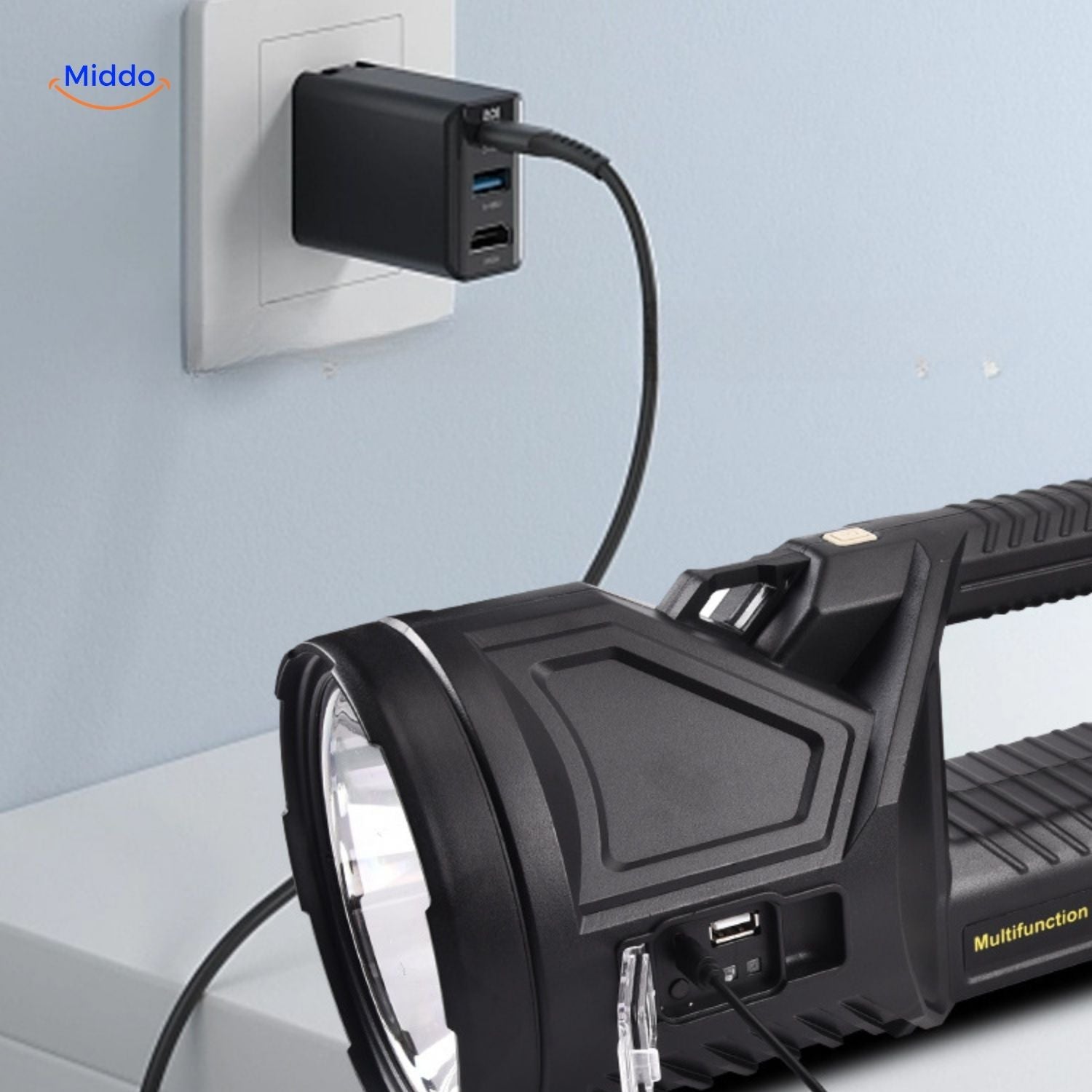 PowerBeam™ Superlamp | Ultra Bright • 6000mAh • 500m Range