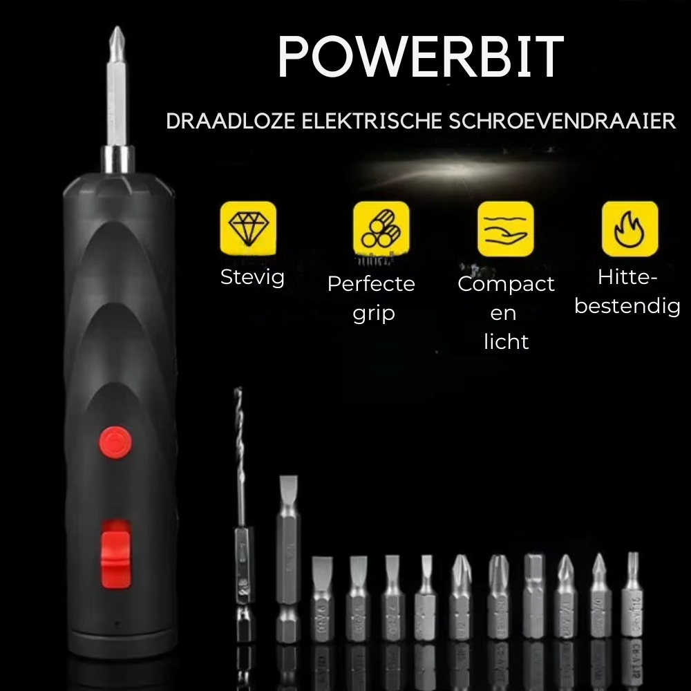 PowerBit™ | Tightens every screw in one second
