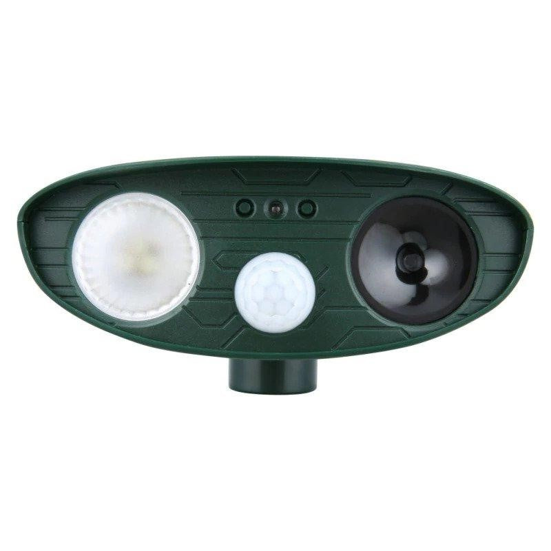 Powered Ultrasonic Rabbit Repeller with Flashing Light
