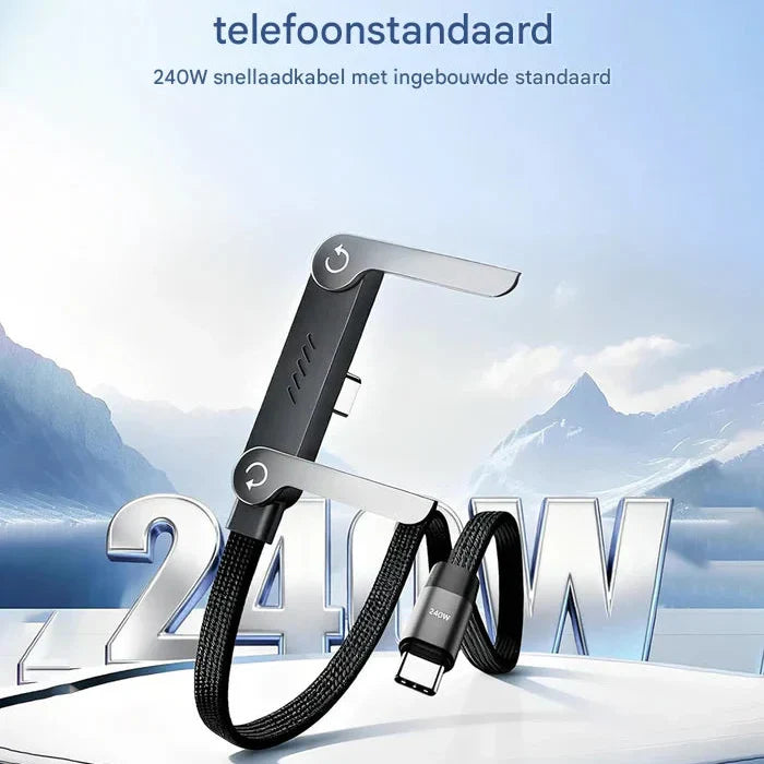 PowerStand™ | The strongest charging cable with an invisible stand