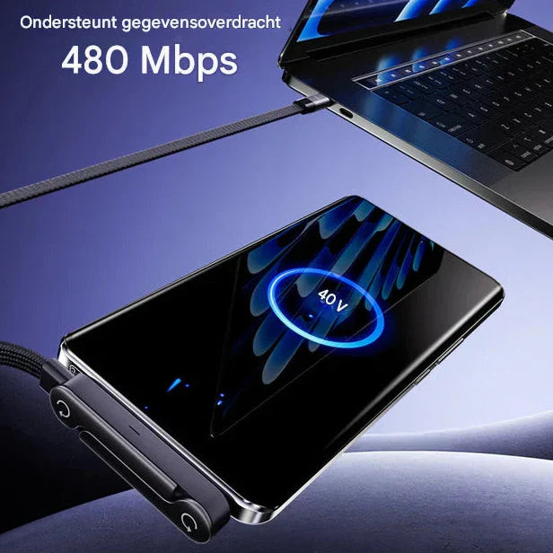 PowerStand™ | The strongest charging cable with an invisible stand