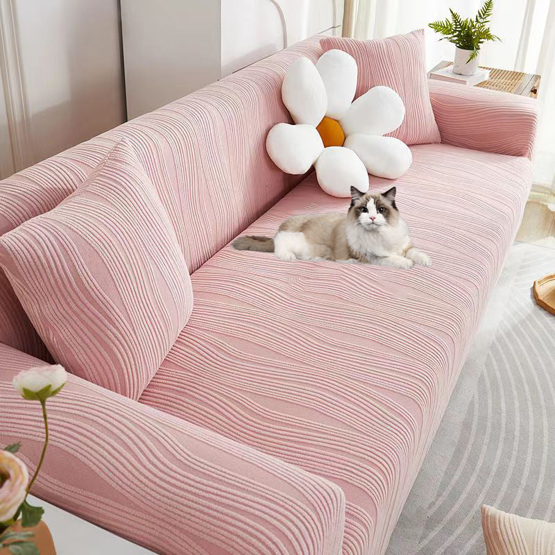 Premium Jacquard Sofa Cover - Anti-Scratch & Stretch