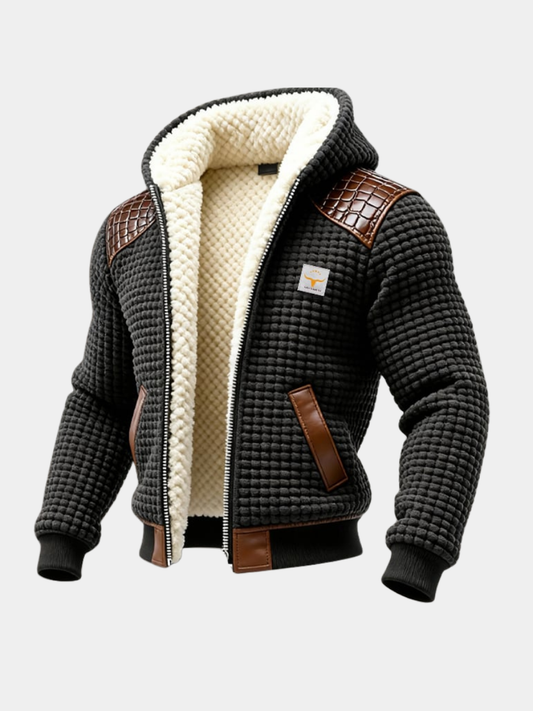 Image of Preston | Men's Sherpa Lined Bomber Jacket