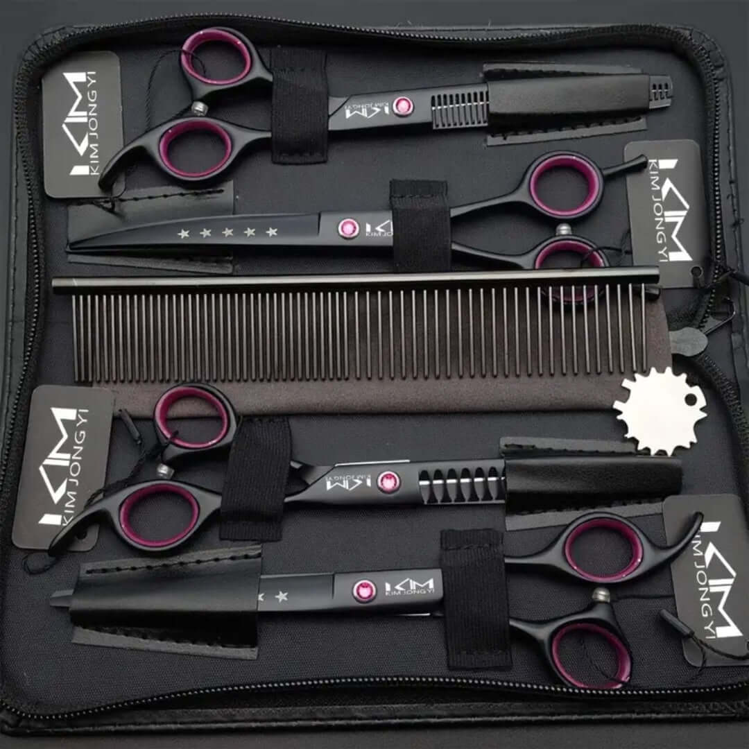 Professional Dog Scissors Set for Coat Care