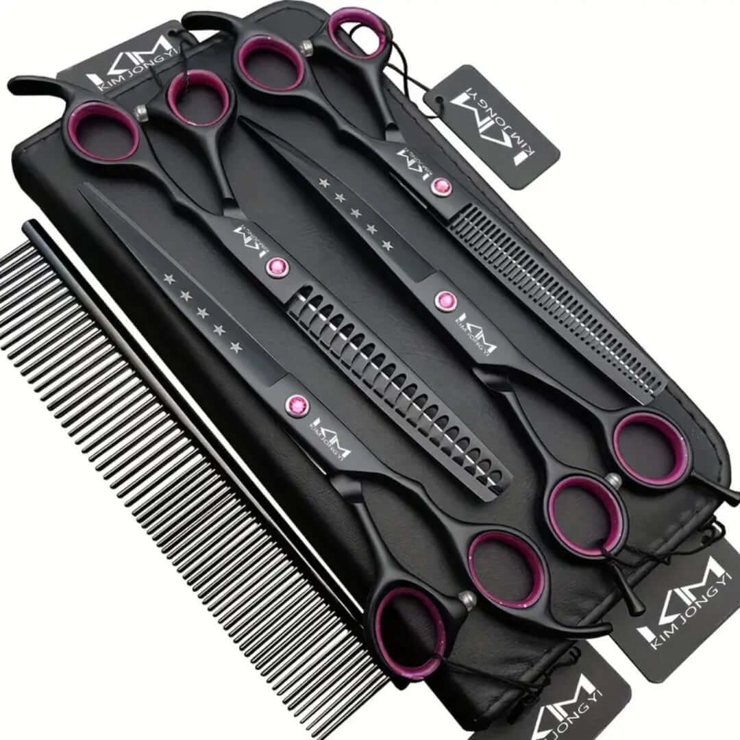 Professional Dog Scissors Set for Coat Care