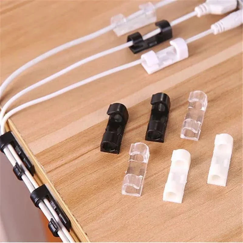 Quick and Discreet Cable and Wire Clips (Pack of 20)