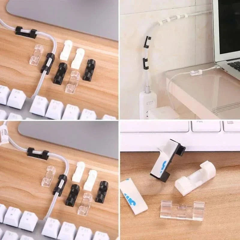 Quick and Discreet Cable and Wire Clips (Pack of 20)