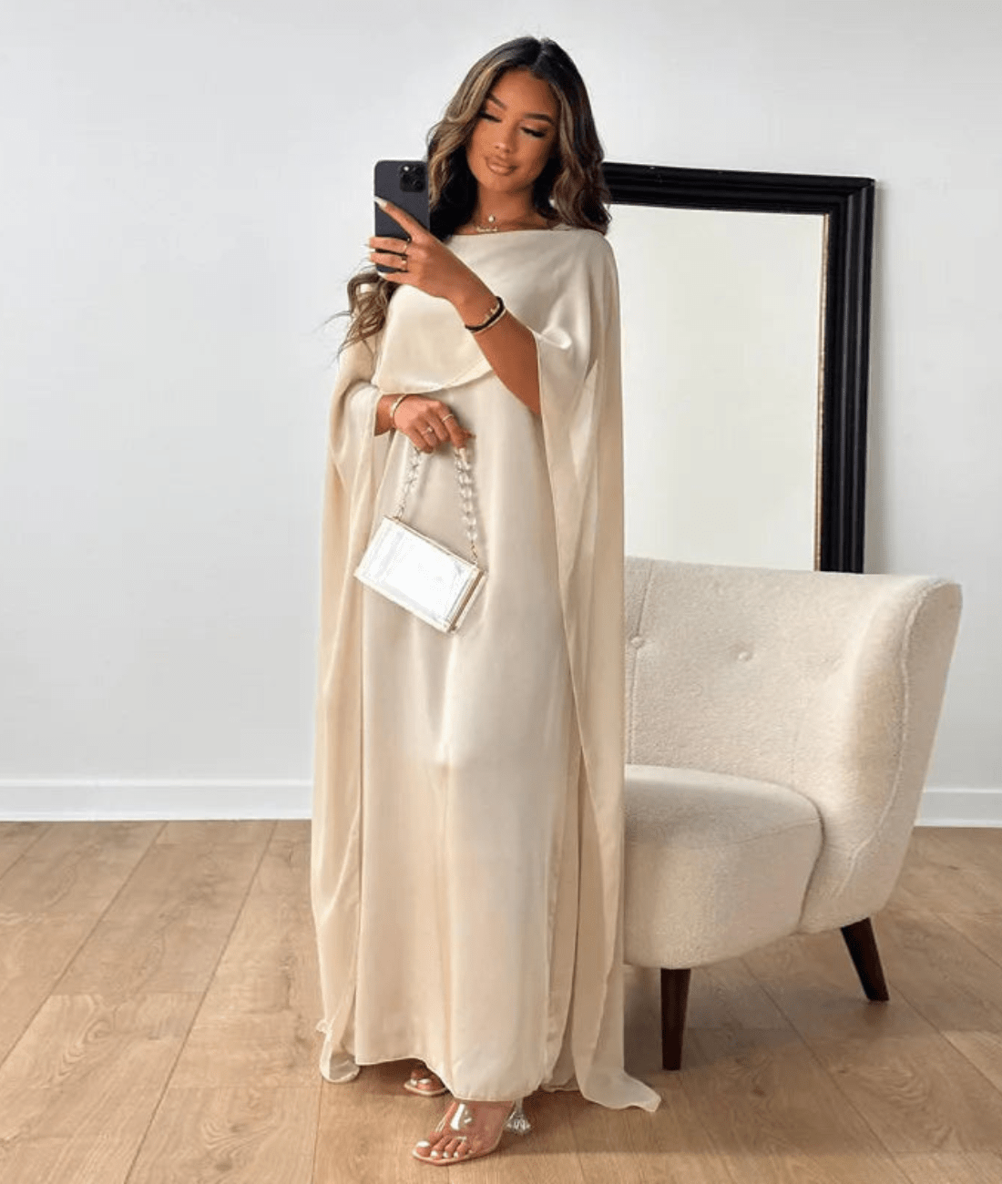 Image of Rachael | Women's Cape Maxi Dress