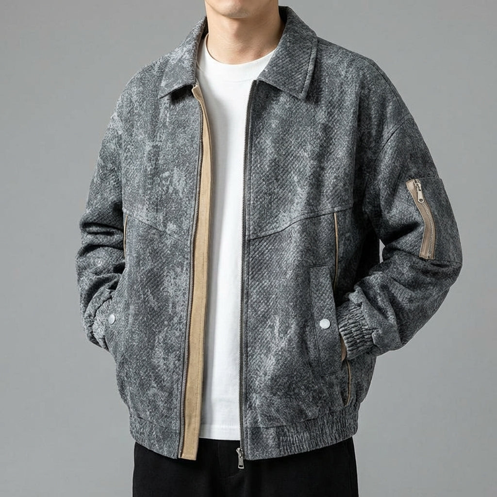 Image of Randall | Men's Full Zip Bomber Jacket