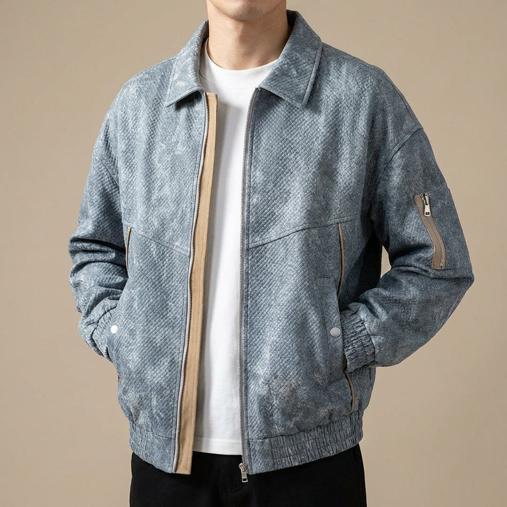 Image of Randall | Men's Full Zip Bomber Jacket