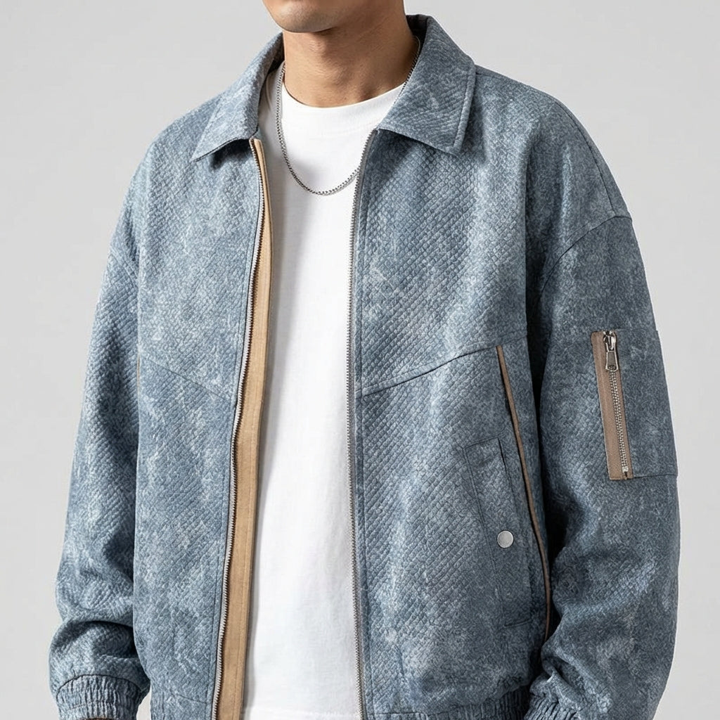 Image of Randall | Men's Full Zip Bomber Jacket