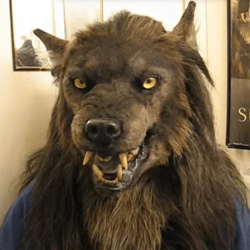 Realistic Wolf Mask for Halloween Costumes