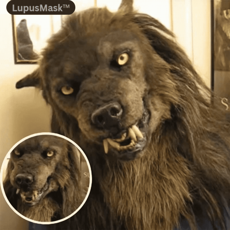 Realistic Wolf Mask for Halloween Costumes