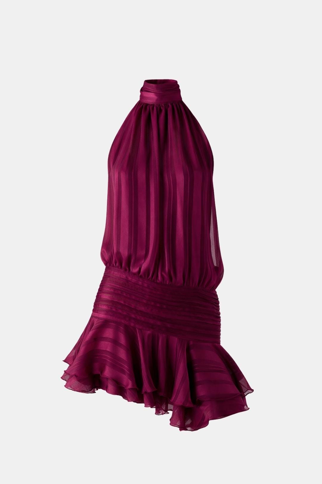 Image of Reba | Women's Sleeveless Halter Mini Dress