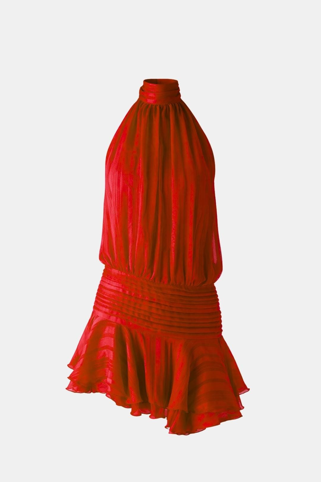 Image of Reba | Women's Sleeveless Halter Mini Dress